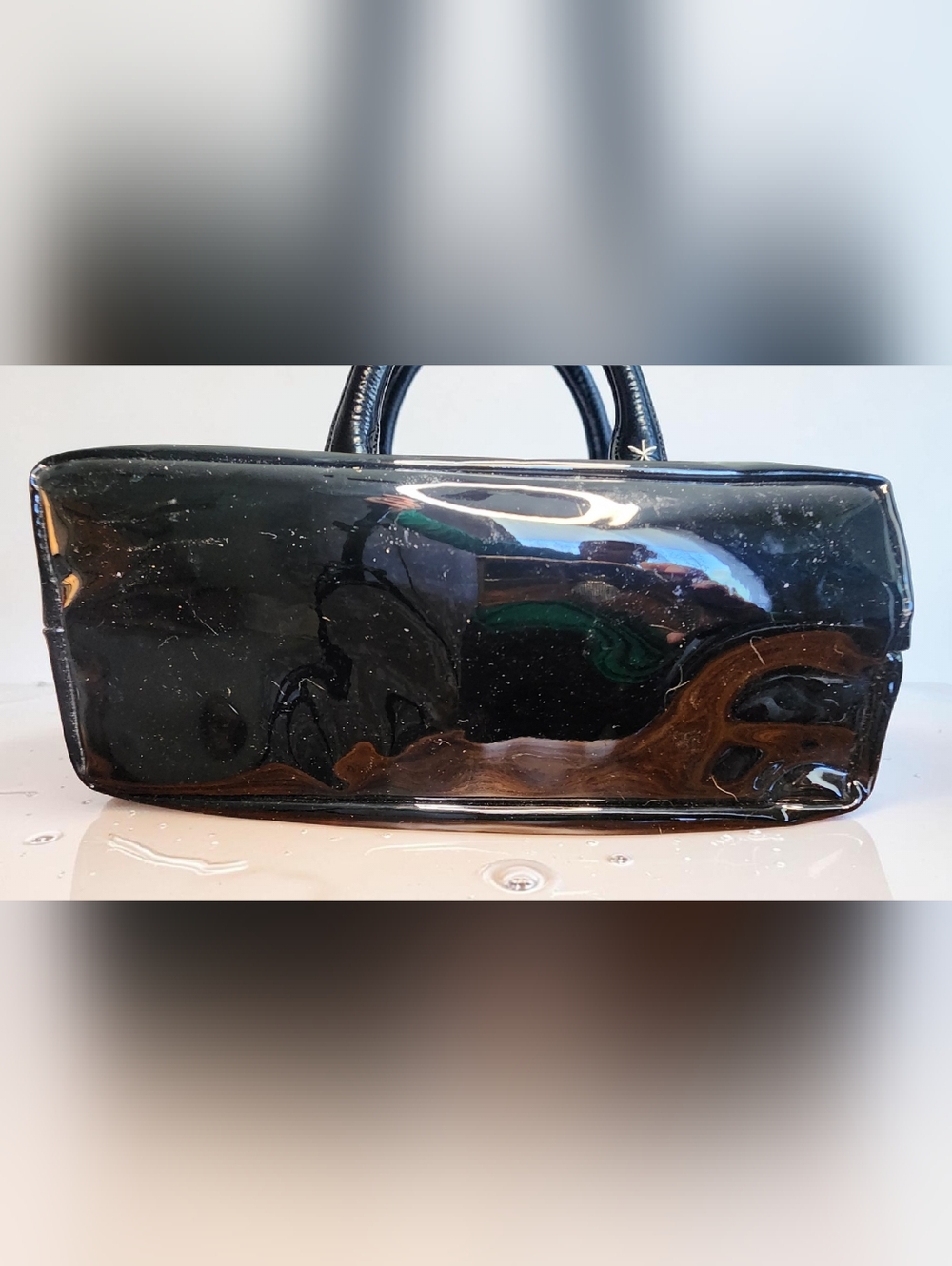 Jimmy Choo Parfums Black Patent Tote Bag - Picture 10 of 15